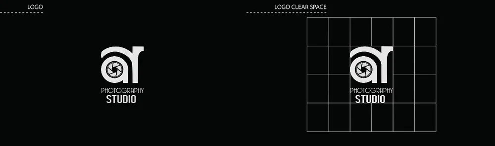 AR Photography Studio logo and clear space