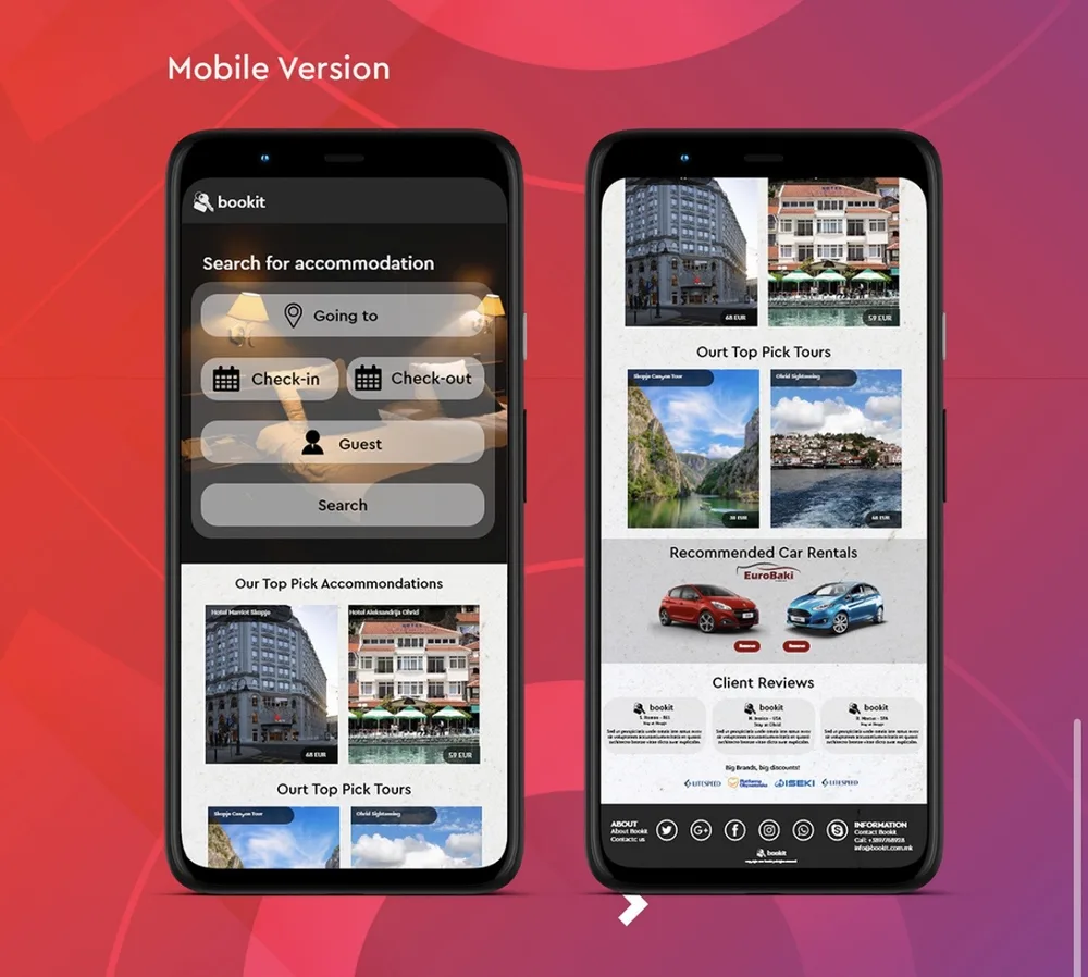 bookit mobile version